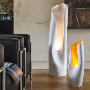 CALLA  VASE L (WHITE/ORO)