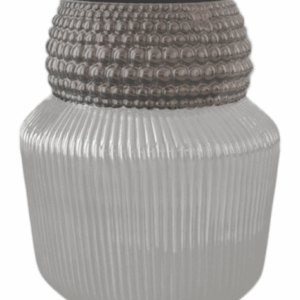 ONION VASE – GLAZED PLATINUM
