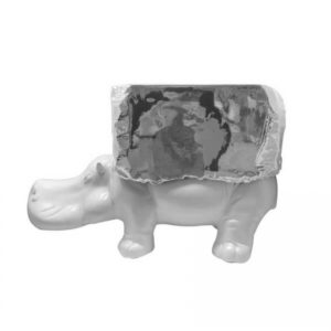 HIPPO WAGON POUFF – PLATINUM