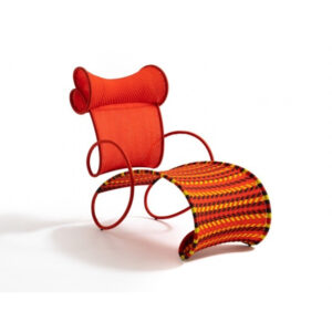 Modou Chaise Longue Rouge