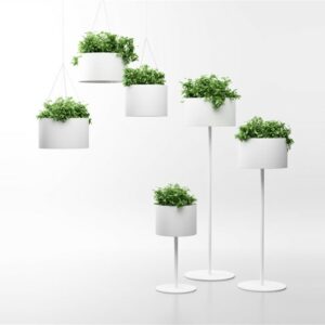 PLANT POTS GREEN CLOUD S HANGING (WHITE)