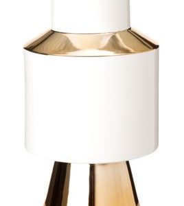 Vase Object white & gold S