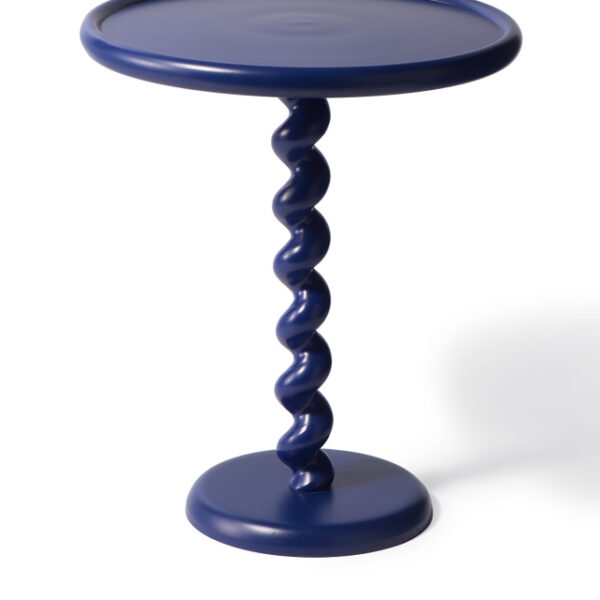Side table twister deep blue
