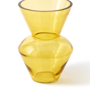 Vase fat neck yellow