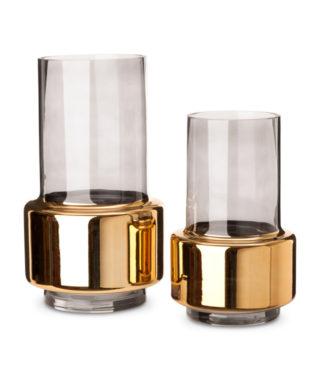 Vase Lobby smoke gold S Vase Lobby smoke gold S