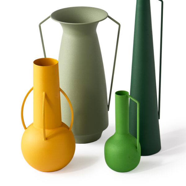 Vases Roman green set 4