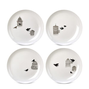 Side plate Freedom birds set 4