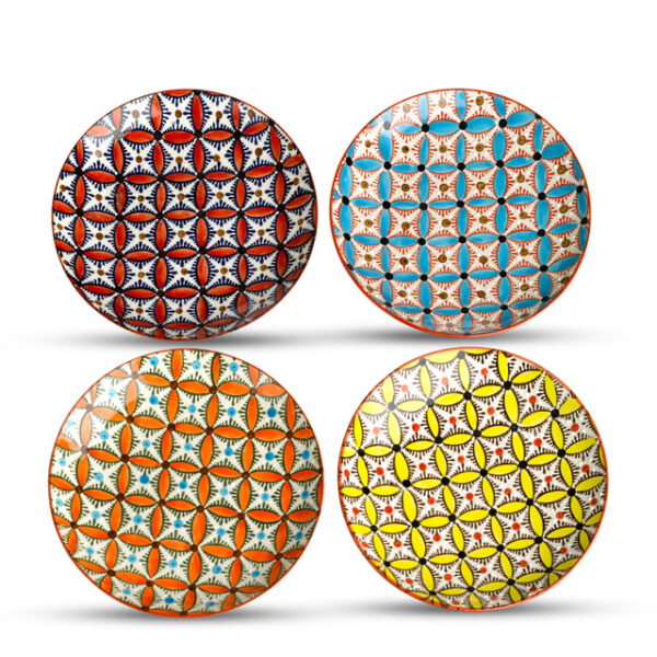 Side plate Hippy set 4