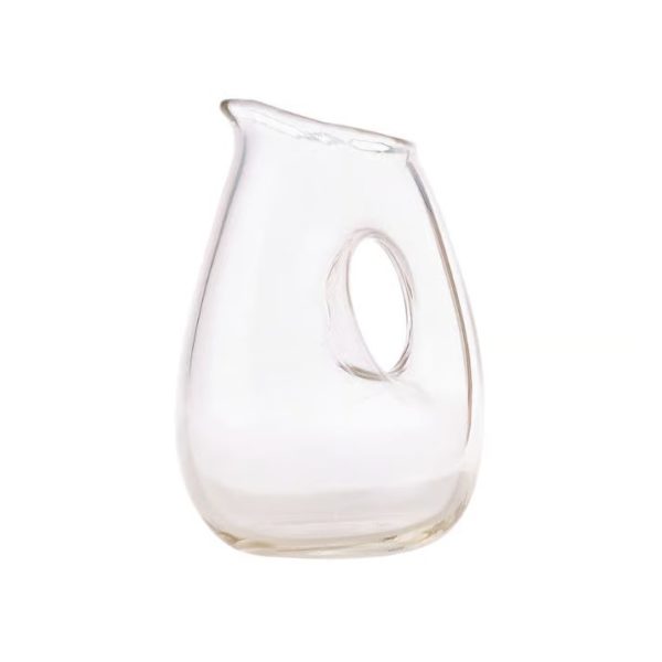 GLASS JUG WITH HOLE – CARAFFE