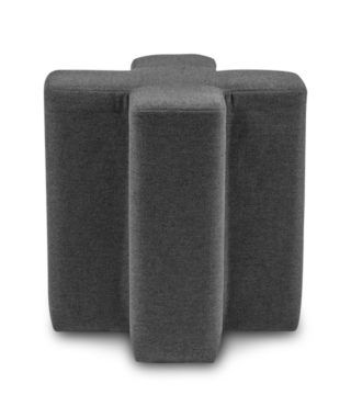 Stool Cross fabric dark grey Stool Cross fabric dark grey