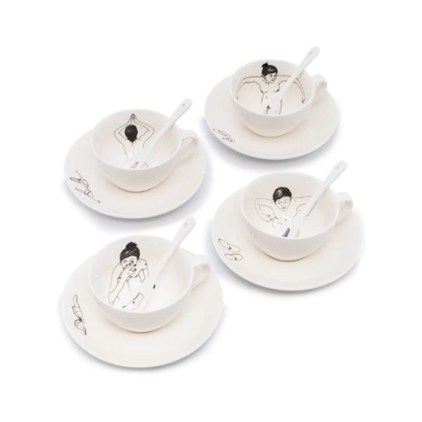 UNDRESSED – TEA CUPS – SET OF 4