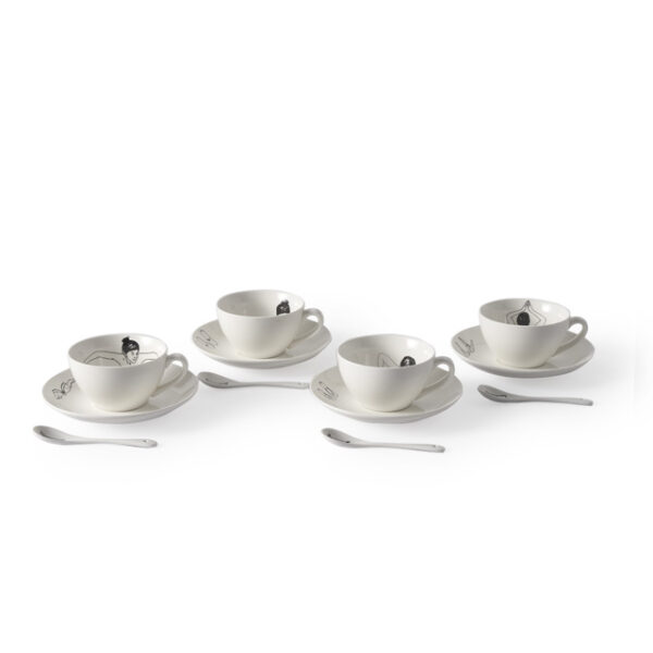 Undressed teaset set 4