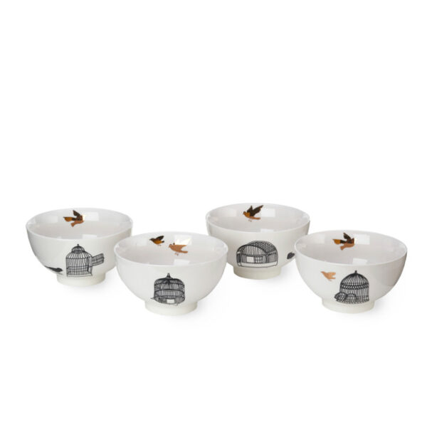 Snack bowl Freedom birds set 4