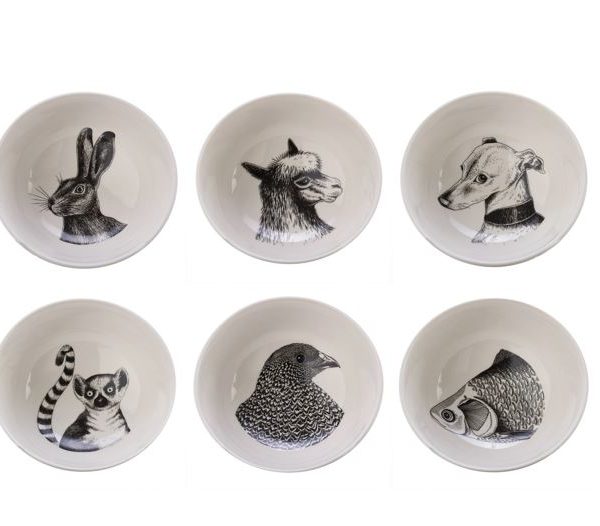 Snack bowl Animals set 6