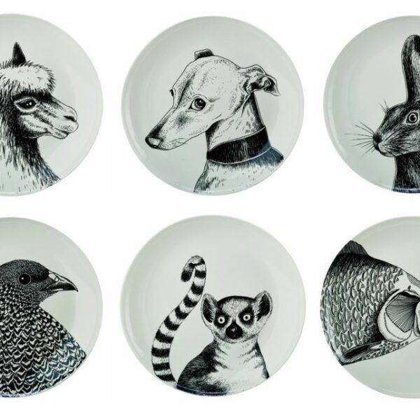 Side plate Animals set 6
