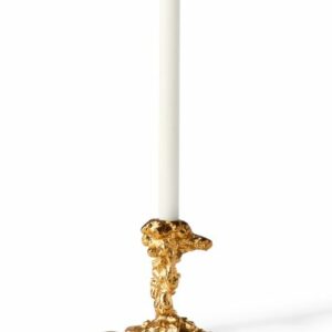 Drip candle holder gold S