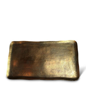 Platter brass rectangle