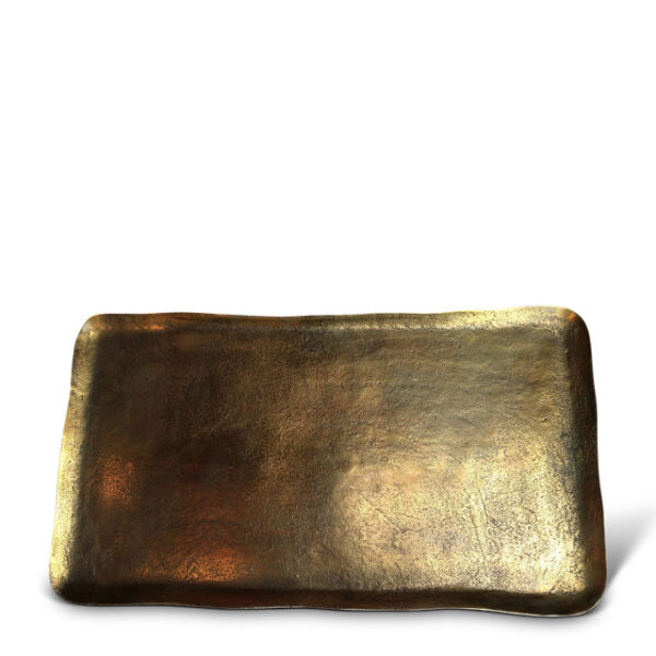 Platter brass rectangle