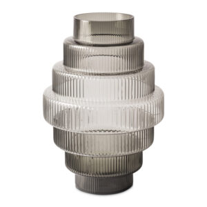 Vase Steps grey large
