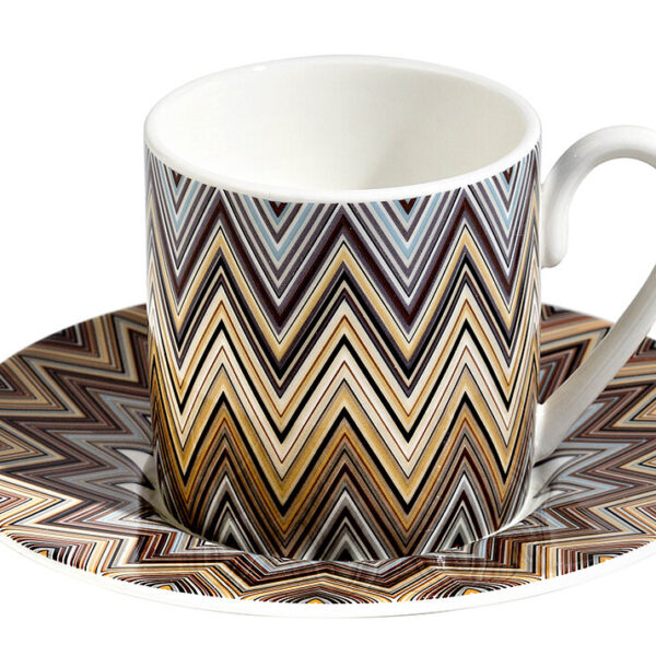 ZIG ZAG JARRIS 148 Coffee Cup & Saucer SET OF 6