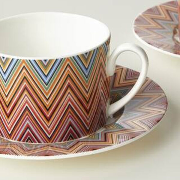 ZIG ZAG JARRIS 156 Tea Cup & Saucer SET OF 6