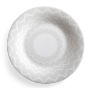 ZIG ZAG WHITE PIATTO PANE Bread Or Butter Plate SET OF 6