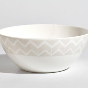 ZIG ZAG WHITE Soup Bowl SET OF 6