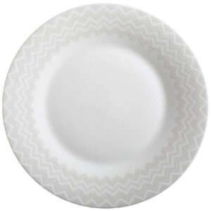 ZIG ZAG WHITE Soup Plate SET OF 6