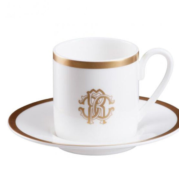 SILK GOLD – COFFEE CUP AND SAUCER – SET OF 6 SILK GOLD – COFFEE CUP AND SAUCER – SET OF 6