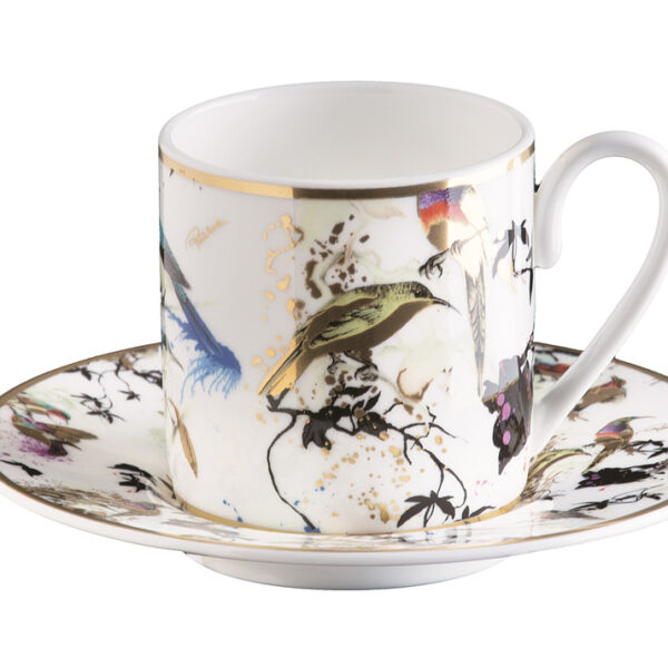 GARDEN’S BIRDS – COFFEE CUP AND SAUCER – SET OF 6 GARDEN’S BIRDS – COFFEE CUP AND SAUCER – SET OF 6