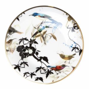 GARDENS BIRDS – DESSERT PLATE – SET OF 6