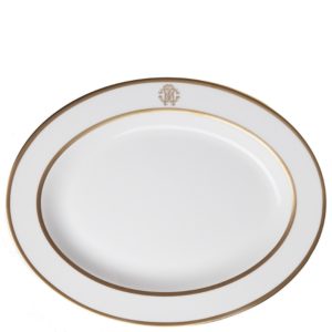 SILK GOLD – OVAL DISH