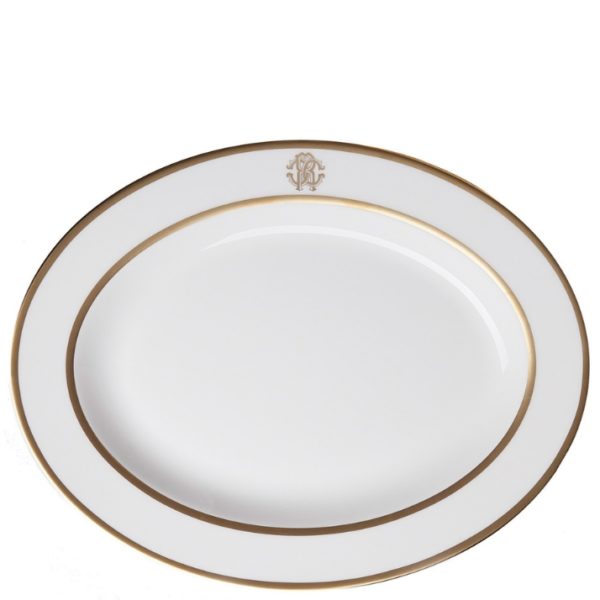 SILK GOLD – OVAL DISH