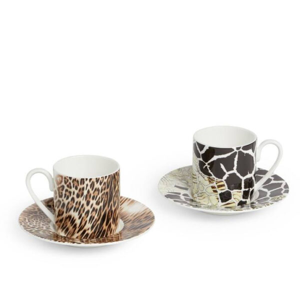 AFRICA – COFFEE CUP AND SAUCER – SET OF 2