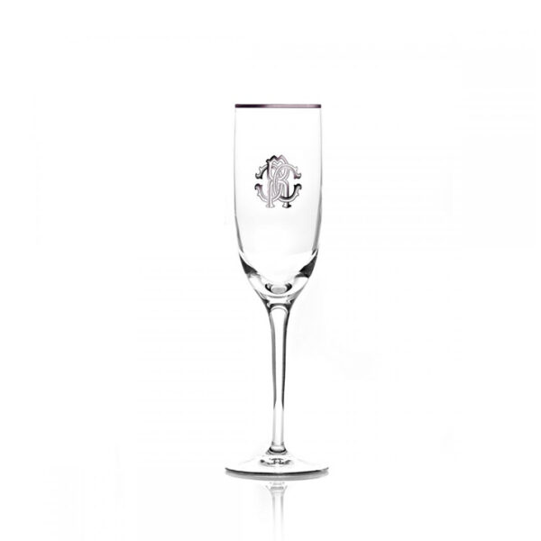 MONOGRAM PLATINUM – CHAMPAGNE GOBLET – SET OF 6