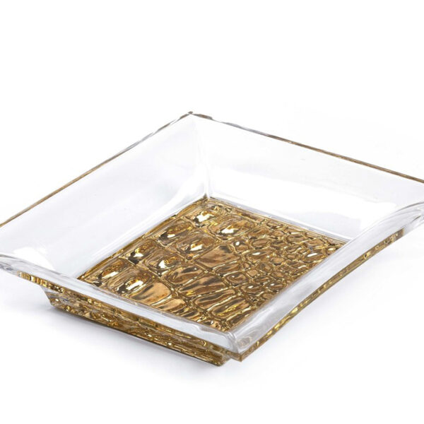CROCODILE PLATIN – RECTANGULAR TIDY TRAY