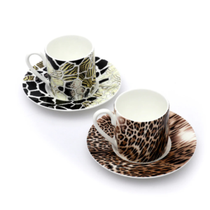 AFRICA – COFFEE CUP AND SAUCER – SET OF 2