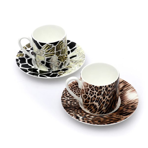 AFRICA – COFFEE CUP AND SAUCER – SET OF 2