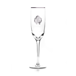 MONOGRAM PLATINUM – CHAMPAGNE GOBLET – SET OF 6