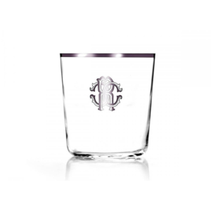 MONOGRAM PLATINUM – OLD FASHION GLASS – SET OF 6