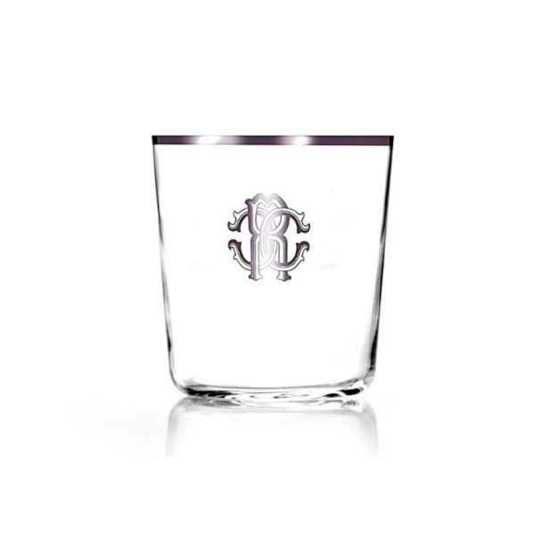 MONOGRAM PLATINUM – OLD FASHION GLASS – SET OF 6