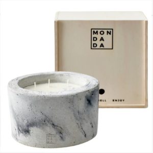 Indoor: Urban Candle M (Grey) Black sea