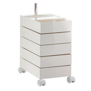 CONTAINER 5 DRAWERS WHITE