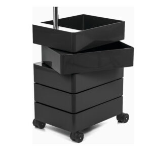 CONTAINER 5 DRAWERS BLACK