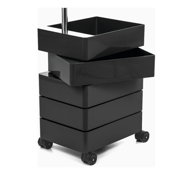 CONTAINER 5 DRAWERS BLACK CONTAINER 5 DRAWERS BLACK