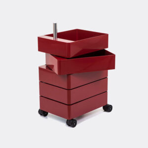 CONTAINER 5 DRAWERS BORDEAUX