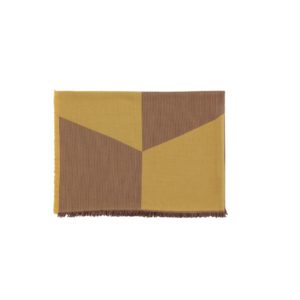 SWAY THROW – 100% MERINO WOOL – MUSTARD – 130×180 cm