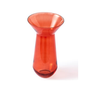 vase long neck orange