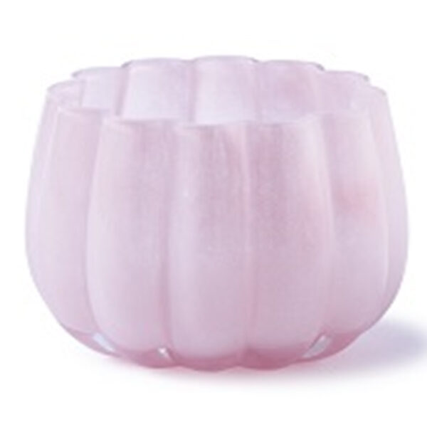 Hurricane melon pink vase