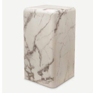 Pillar marble look white S